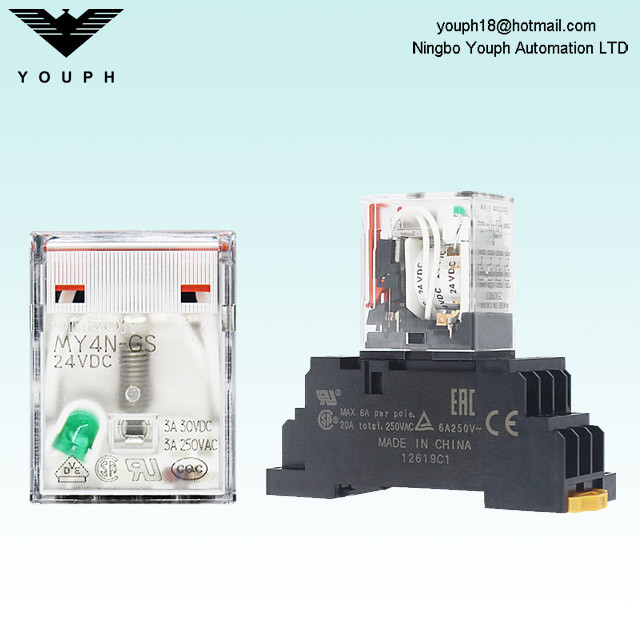 OMRON MY4N-GS MY4N-J MY4NJ Miniature Power Relays - Buy Omron, MY4N-GS ...