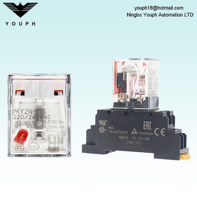 OMRON MY2N-GS MY2N-J MY2NJ Miniature Power Relays - Buy Omron, MY2N-GS ...