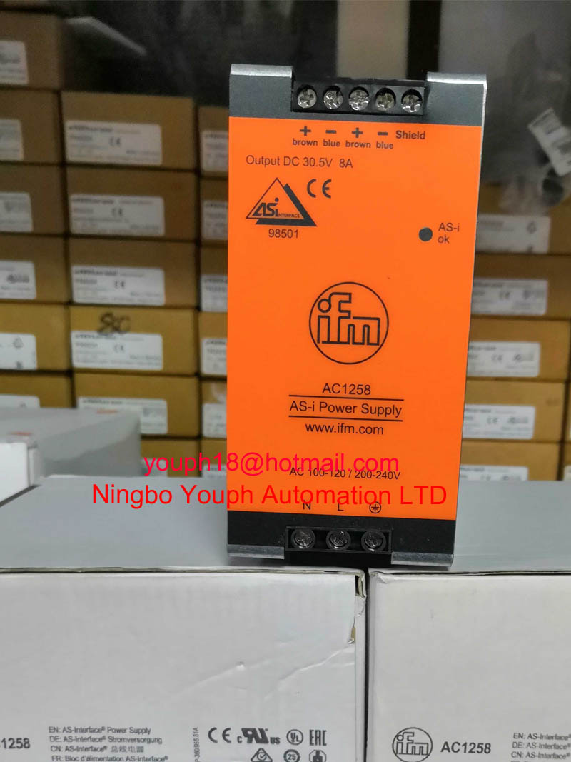 IFM Electronic AC1258 PSU1AC ASi8A ASi Sensor Power Supply Buy